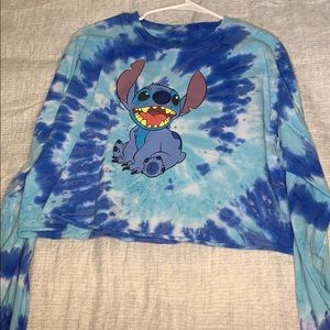 Tie Dye Cropped Disney Shirt